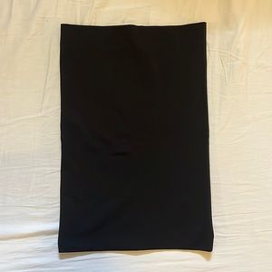Aritzia double lined black tube shirt